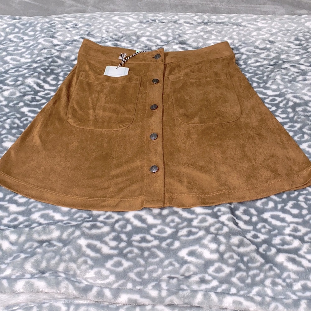 Papaya mini skirt